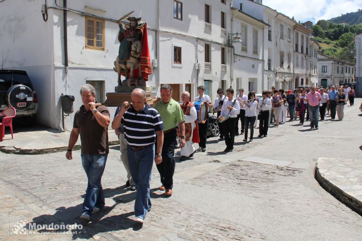 Día del Santiago
En procesión por el barrio
