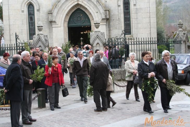 Domingo de Ramos
Inicio de la procesión de ramos
