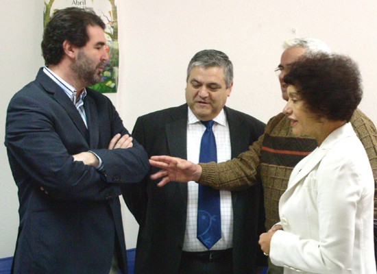 Visita de Anxo Quintana Visita de Anxo Quintana