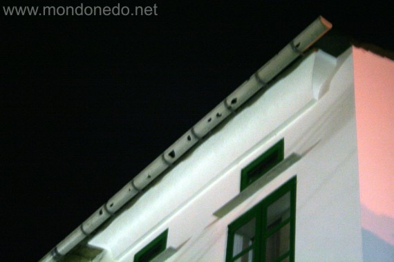 Canalones perforados