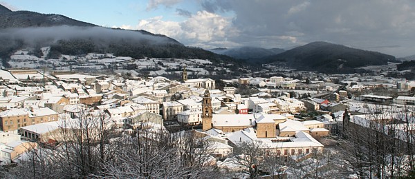 Mondo&ntilde;edo cubierto de nieve